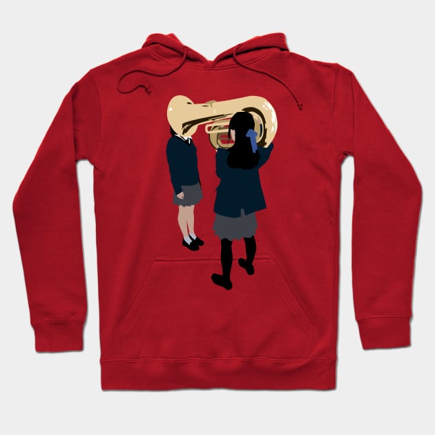 Tuba Girls Hoodie by ChrisOConnell